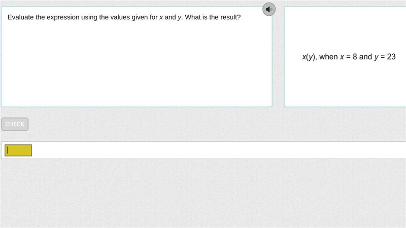 Evaluate the expression using the values given for x and y. What is the result? x-example-1