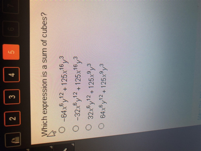 Which expression is sum of cubes-example-1