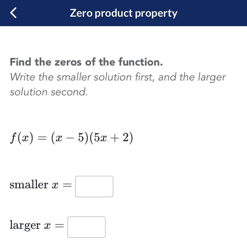 What is the smaller x and what is the larger x?-example-1