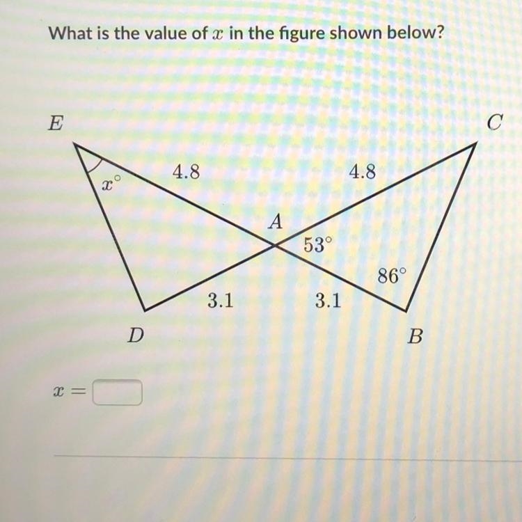 Please help What does X=??-example-1