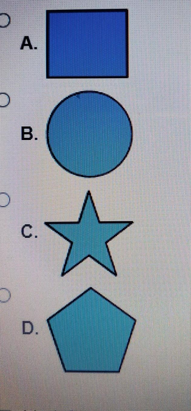 1. Which of the following figures is not a polygon?​-example-1