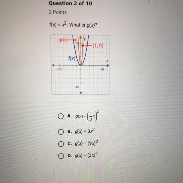 F(x)=x^2. What is g(x)-example-1