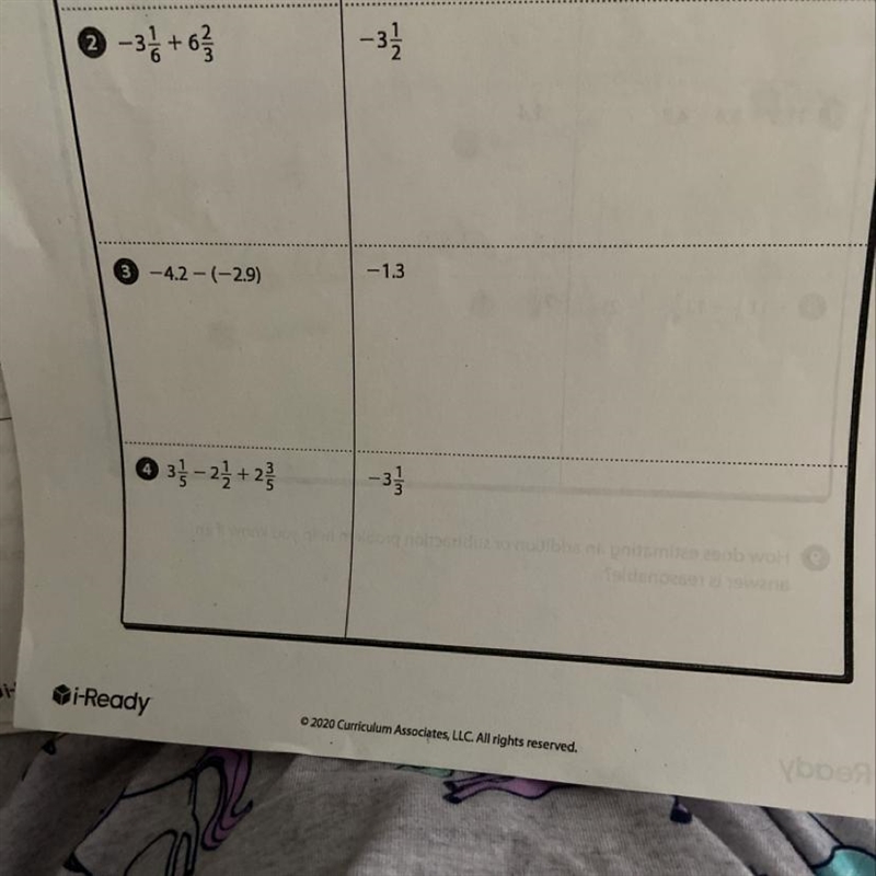 It say estimate each problem to check if the students answer is reasonable. If not-example-1