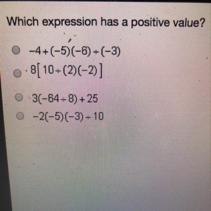 Which has a positive expression ?-example-1