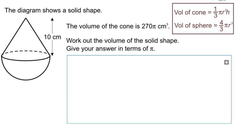 The diagram shows a solid shape...-example-1