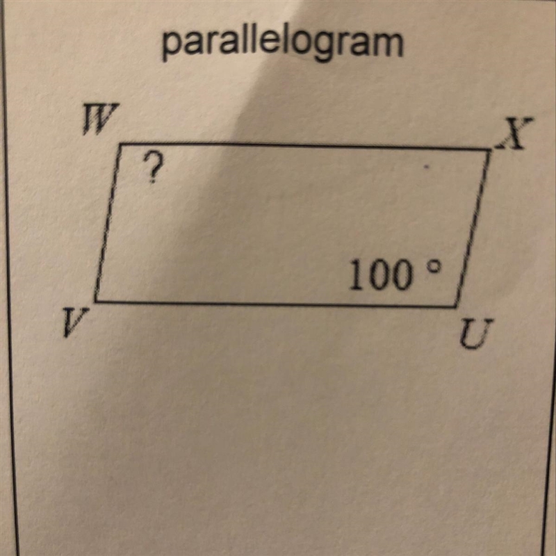 Solve for the missing angle : show your work . HELP!-example-1