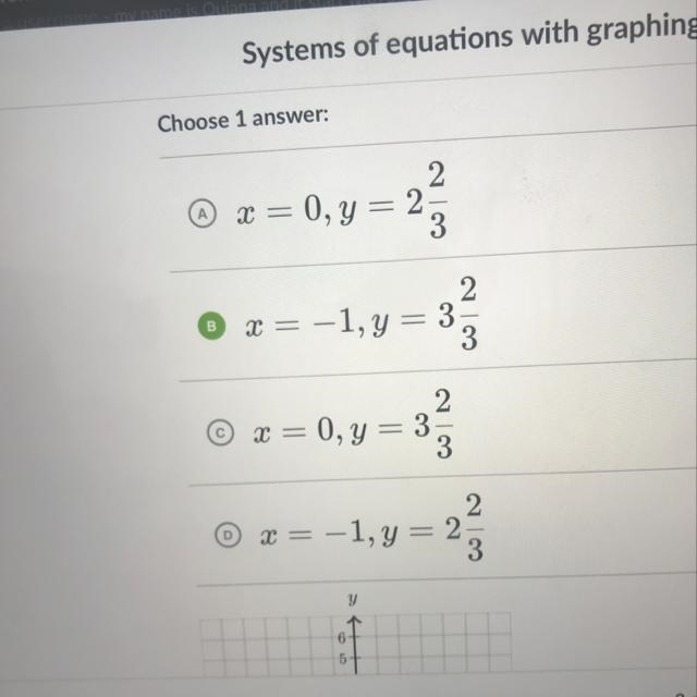 Estimate the solution to the system of equations. You can use the interactive graph-example-1