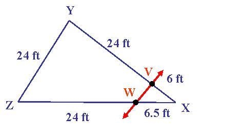 Which statement can you be sure is true? A. WX:VY = YZ:VX B. XV:VY = WX:WZ C. WV is-example-1