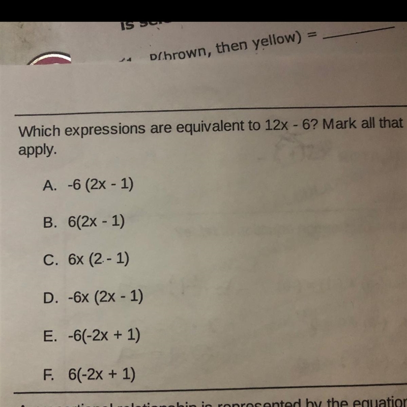 Can you guys please help me with some 7th grade math homework. It’s multiple choice-example-1