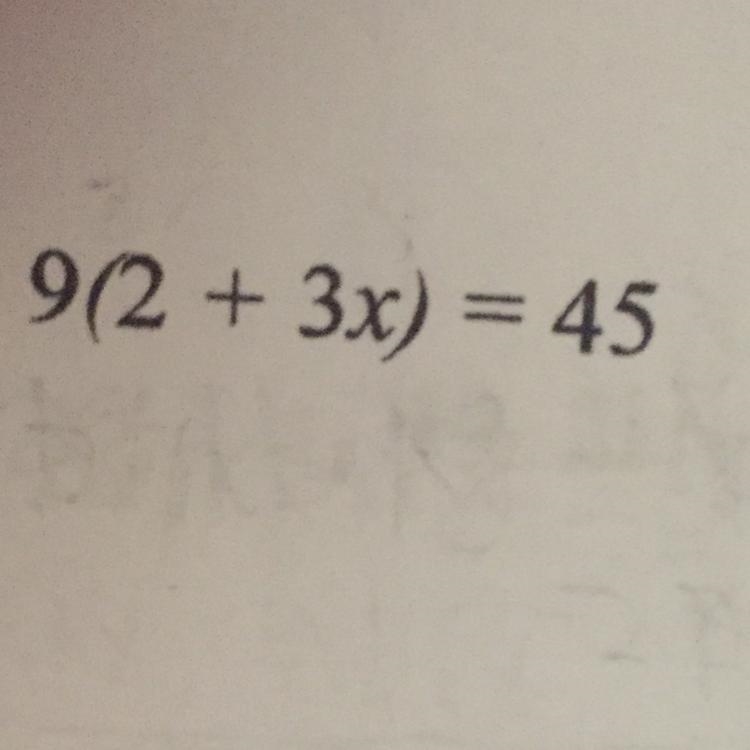 Solving equations and distributive property-example-1