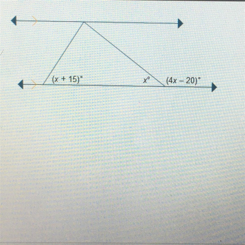 What is the value of x? x = 32 x = 36 x = 37 x = 40-example-1