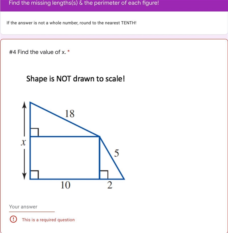 What is the x and What is the perimeter?-example-1