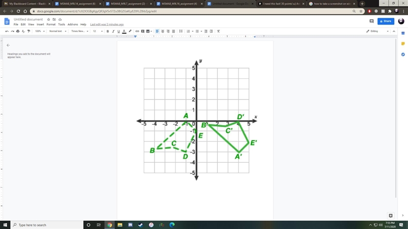 Are the two figures in the image congruent? Are they similar? What does this tell-example-1