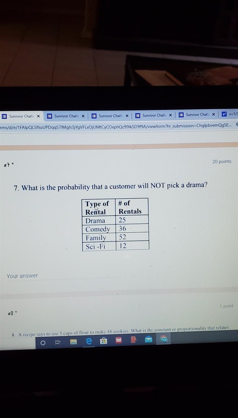 What is the probability that a cuatomer will not pick a drama​-example-1