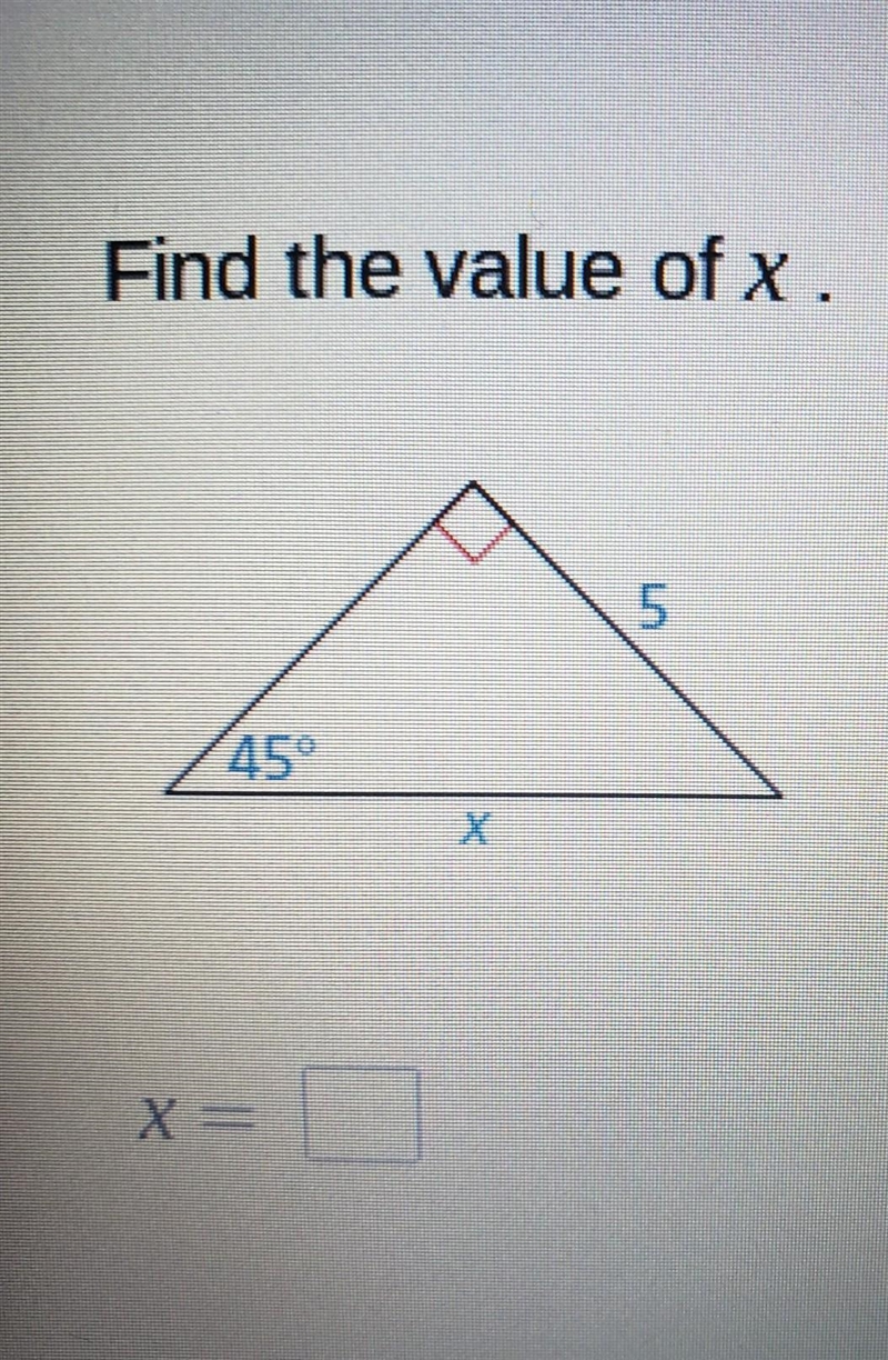 Find the value of x. (tangent)​-example-1