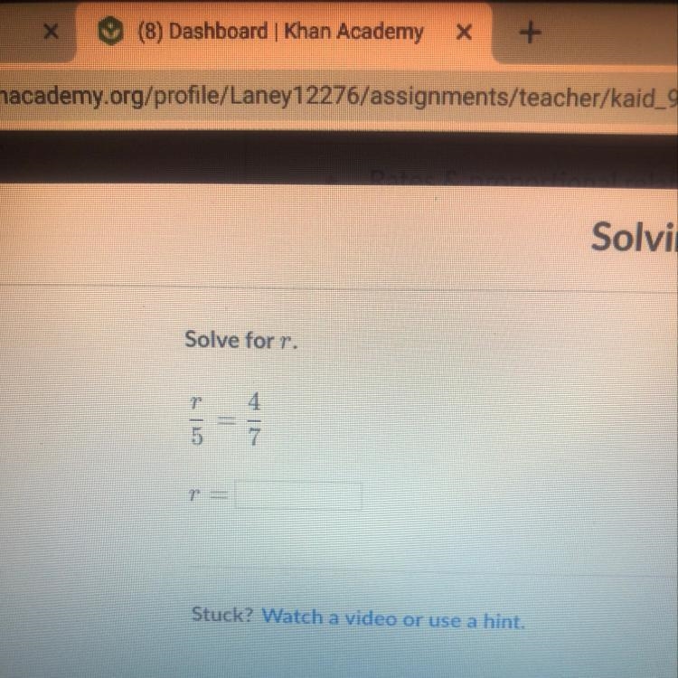 Please help Solve for r. In fraction form please-example-1