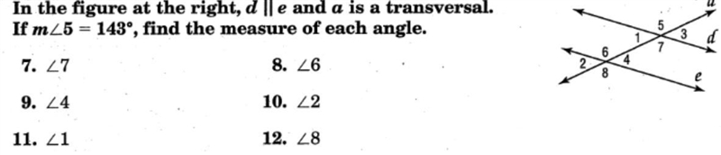 Line and angle relationships-example-1