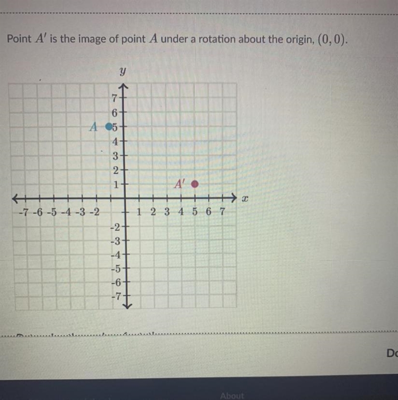 A) 90 clockwise B) 90 counter clockwise C) 180 D) 270 clockwise E) 270 counterclockwise-example-1