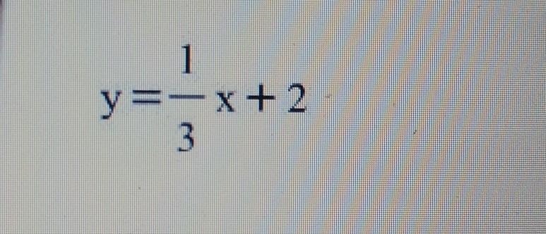 Which of the following points lies on the graph of this equation? A) (-3,2) B) (3,5) C-example-1