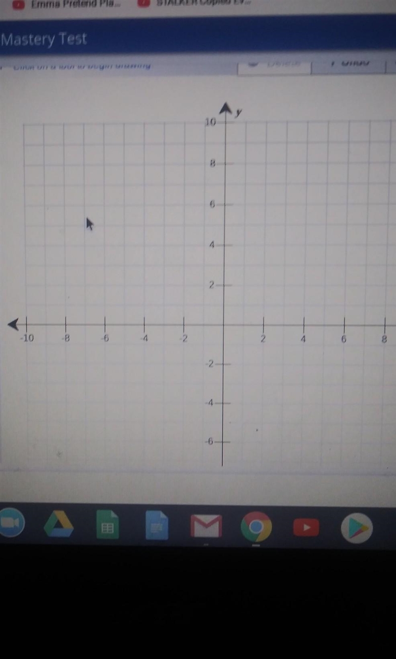 Plot the zeros of thia function f(×)=(×-1)(×-7)​-example-1