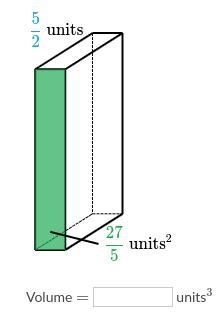 PLEASE ANSWER ASAP!!!!!!!!!! What is the volume of the following rectangular prism-example-1