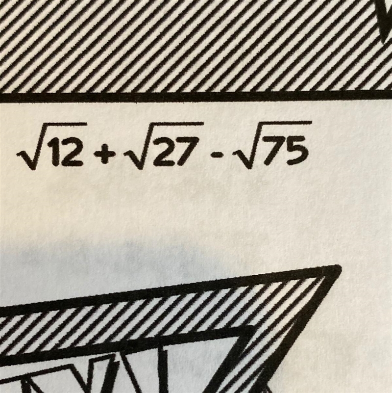 Adding and subtracting radicals-example-1