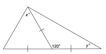 Determine the value of x for the diagram shown. A) 30 B) 45 Eliminate C) 60 D) 80-example-1