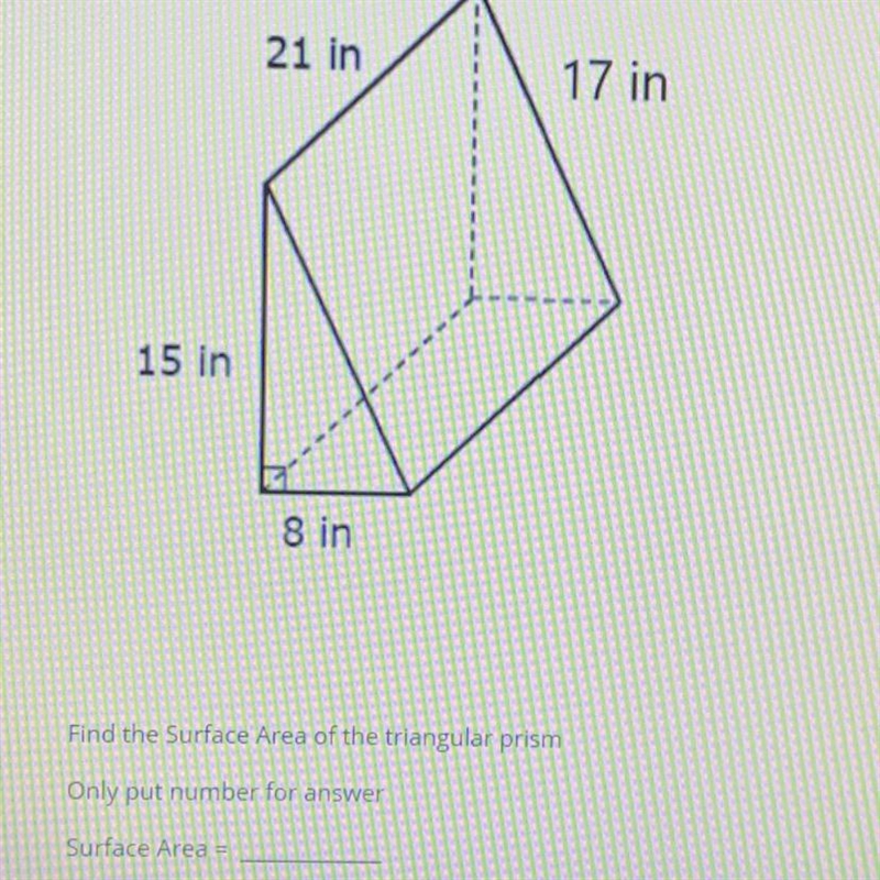 Find the surface area of the triangular prism-example-1