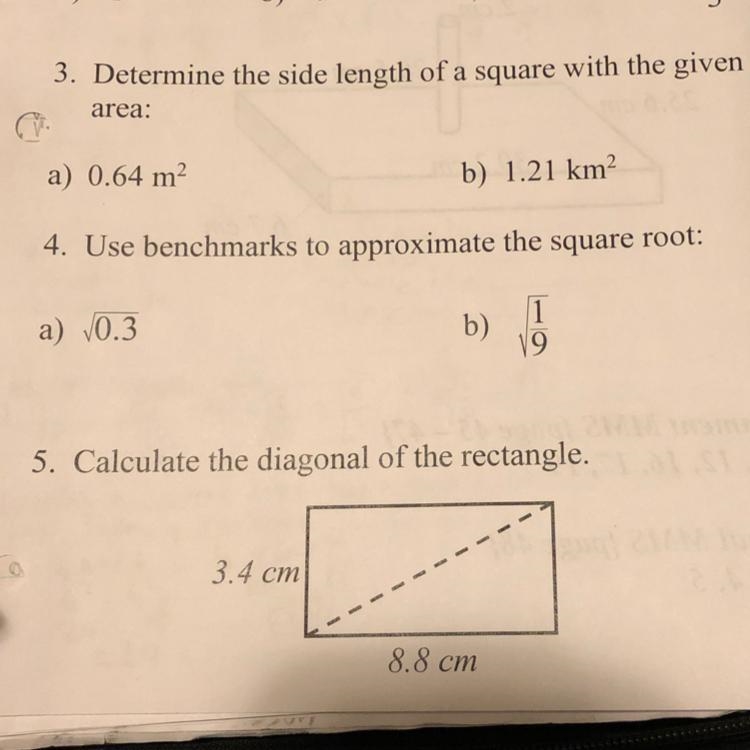 Can someone please explain how to solve questions 3,4,5 :) I forgot how to do this-example-1