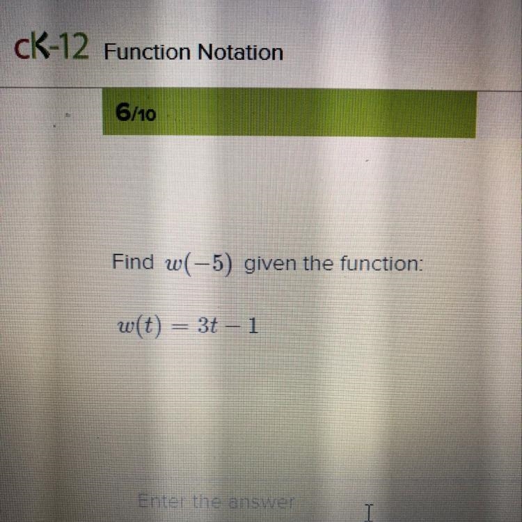 Find w(-5) given the function-example-1