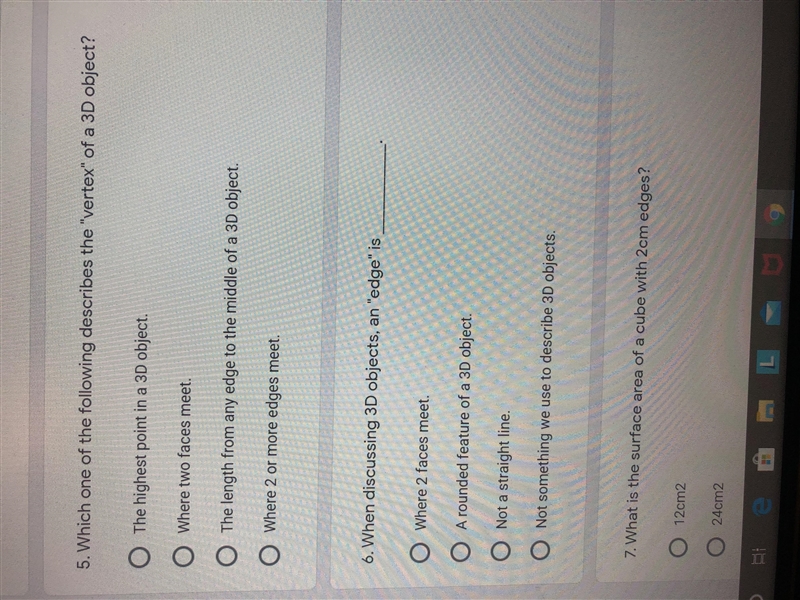 Easy question, 100 points Topic: Surface Area & Volume Finish Question 5 and 6 If-example-1