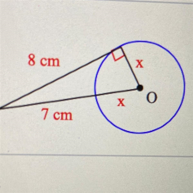 What is the value of x in cm?-example-1