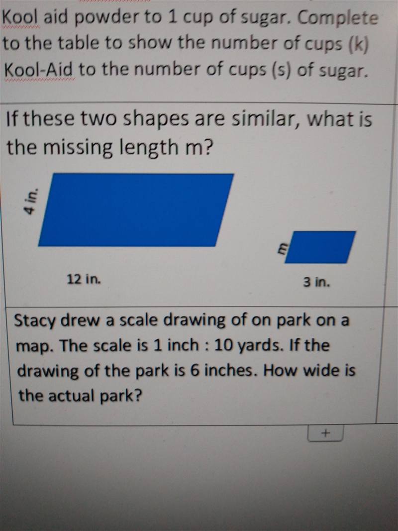 If these two shapes are similar what is the missing length m?-example-1