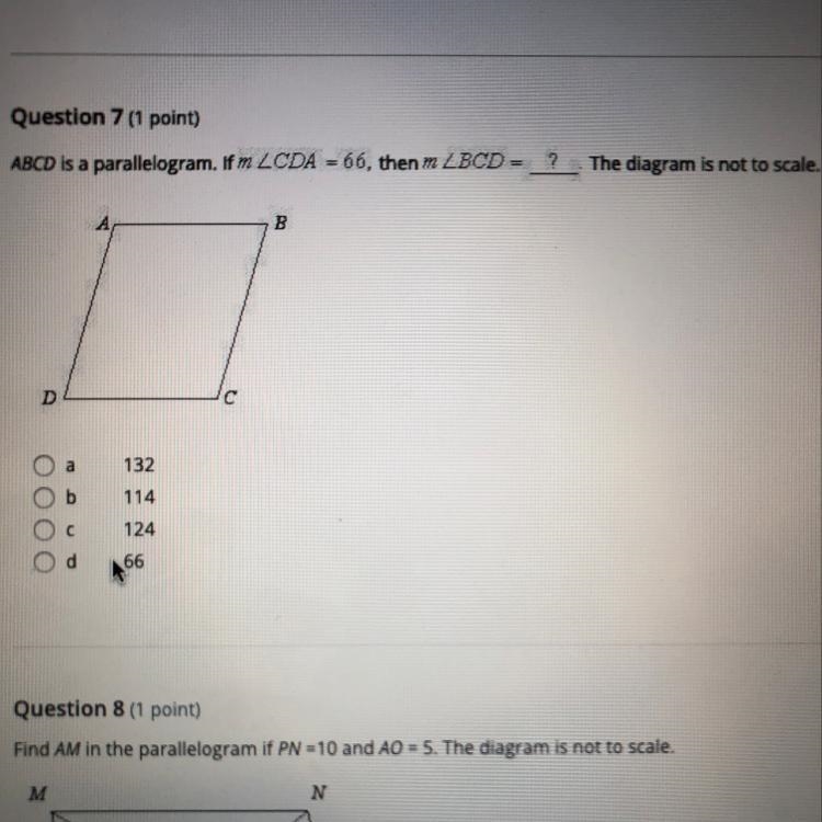 ABCD is a parallelogram if m-example-1