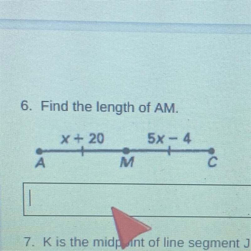 Find the length of AM.-example-1