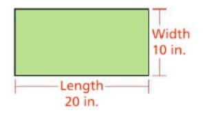 The scale for the drawing of a rectangular playing field is 2 inches = 5 feet. What-example-1