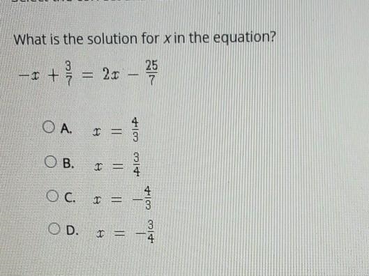 Help please, solve for x in the equation ​-example-1