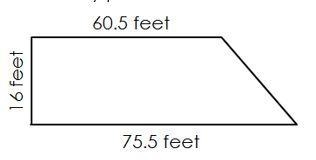 The figure below shows the dimensions of a city park in feet. Shannon thinks the area-example-1