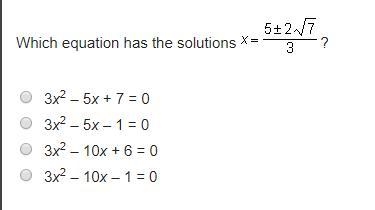 Which equation has the solutions-example-1