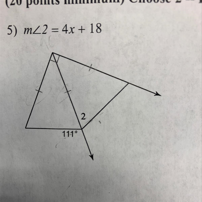 What is the measure of angle 2-example-1