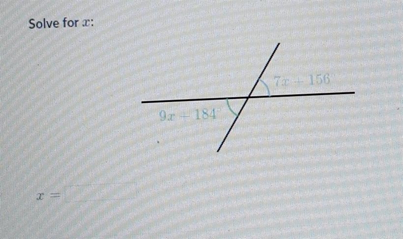 Solve for x........​-example-1