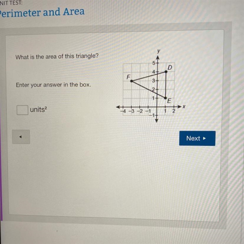 HELP ASAP PLS !!! What is the area of this triangle? Enter your answer in the box-example-1