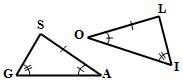 Complete each statement. If the triangles cannot be shown to be congruent from the-example-1