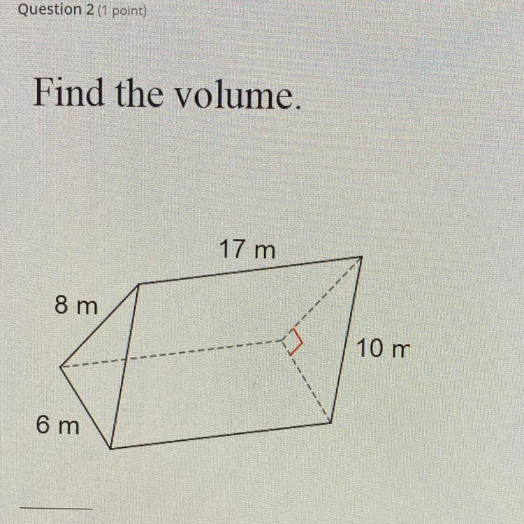 Find the volume. 15 points-example-1