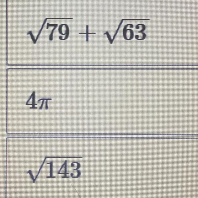 Drag the values to order them from least to greatest, with the least at the top.-example-1