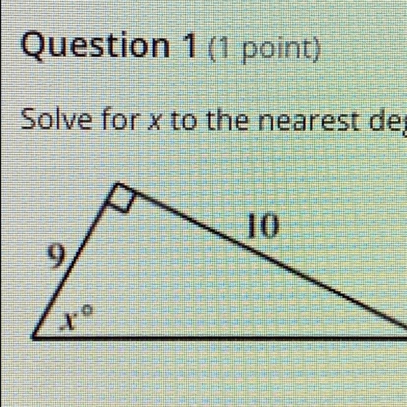 Solve for x to the nearest degree (34.3 = 34)-example-1