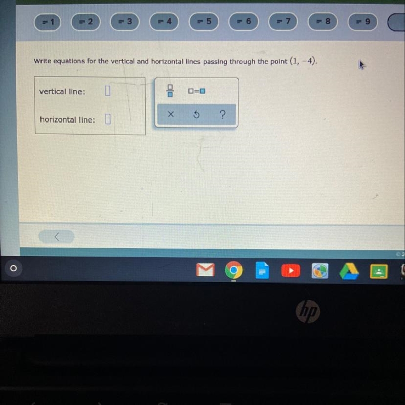 What’s the vertical and horizontal line?-example-1