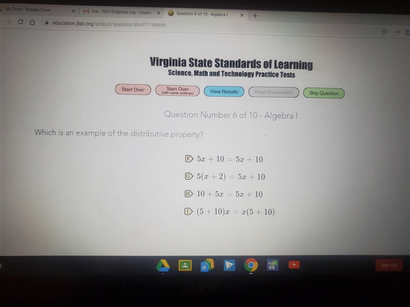 Which one is distributive property-example-1