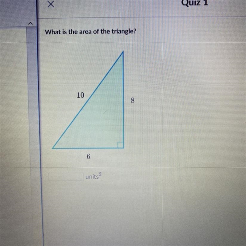 What is the area of the triangle?-example-1