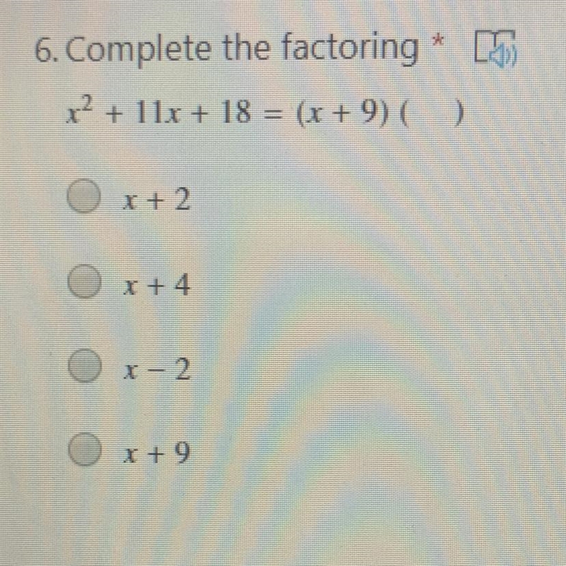 I need help finding the Factor for this question? please-example-1